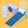 illustration d'un systeme combine solaire